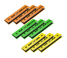 ROOR Spar-Set Probierpaket, 3 x 3 unterschiedliche Heftchen Kingsize Slim Papers