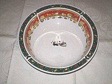 Weihnachtsgeschirr:Mittlere neue Schüssel, 23cm, v. AHORNBLATT - Merry Christmas