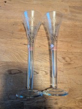 2  WMF Sektflöten/Champagnerflöten Sektglas Set vergoldet Fürst von Metternich