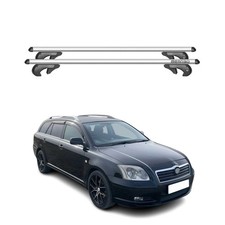 Menabo Dachträger Grundtäger für Toyota Avensis Kombi 2003-2009 Alu Silber 2x