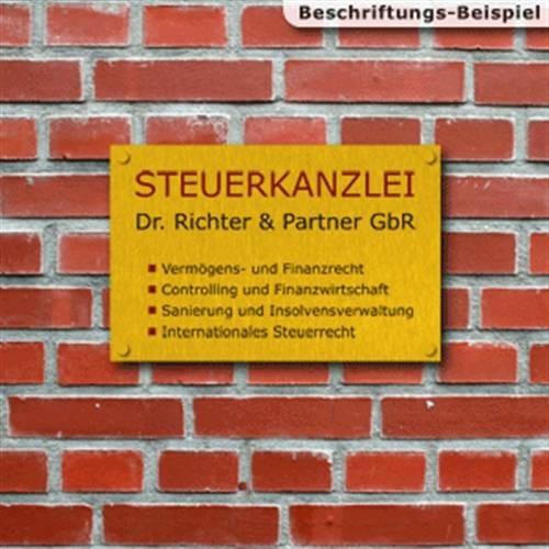 Firmen und werbeschilder - und,