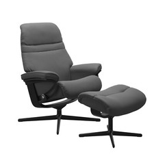 Stressless Sessel Sunrise inkl. Hocker, Cross Untergestell
