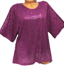 Pailletten Bluse Tunika Shirt