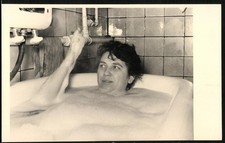 Fotografie Hausfrau erholt