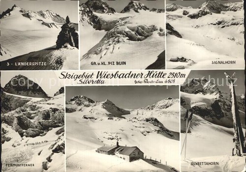 Wiesbadener huette skigebiet - huette,