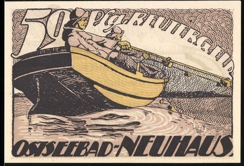 Notgeld neuhaus ostsee 1922 - notgeld,