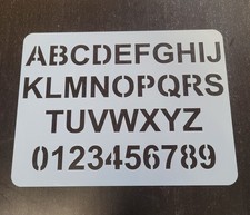 Schablone alphabet - a5,