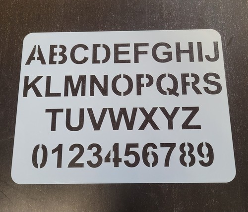 Schablone alphabet - schablone,