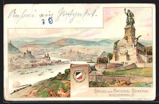Ansichtskarte national denkmal - ansichtskarte, national-denkmal