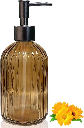Seifenspender 14oz braun glas - 14oz,