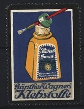 Reklamemarke pelikan gummi - pelikan,