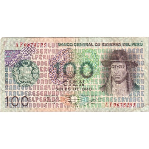 Geldschein peru 100 soles de - geldschein,,