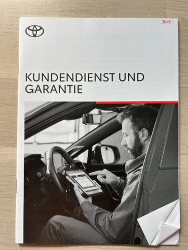 Toyota serviceheft 2021 - toyota,