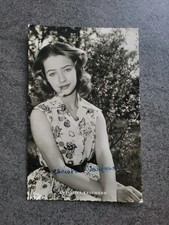 Christine Kaufmann Original Autogramm auf Postkarte  50er Jahre Autogrammkarte