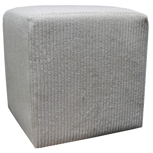 Hocker hellgrau cord - cord,