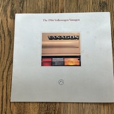 1986 VW VOLKSWAGEN VANAGON