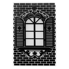 Prägeschablone fenster neu - fenster,