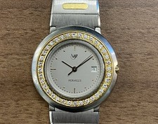 Damen-Armbanduhr Stahl/ Gold