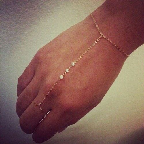 Indianer finger gold ring - finger,