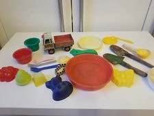 DDR Sandspielzeug Sieb Schaufel Formen Spielzeug Set Alt Vintage 