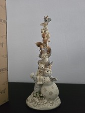 Jim Shore Schneemann und Tiere