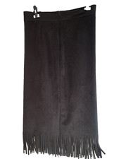 Maxi Rock mit Fransen