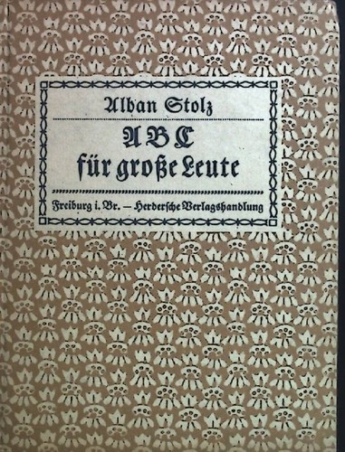 Für große leute stolz - b, c