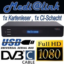 Medialink Medi@link Black Panther 1xCX 1xCI Plus HD LAN USB DVB-C Kabelreceiver