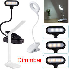 LED Klemmleuchte Tisch-Lampe dimmbar Schreibtischlampe Leselampe flexibel USB