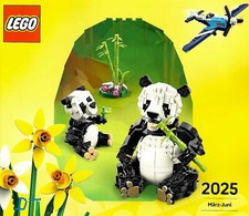 1x Katalog März-Juni 2025 Lego Deutschland Gutscheine Broschüre Neu unbespielt