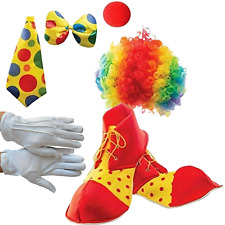 XXL Clown Set Schuhe Nase