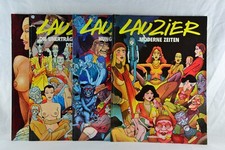 LAUZIER 4x Bände Comic Art Sammlung 1. Auflage
