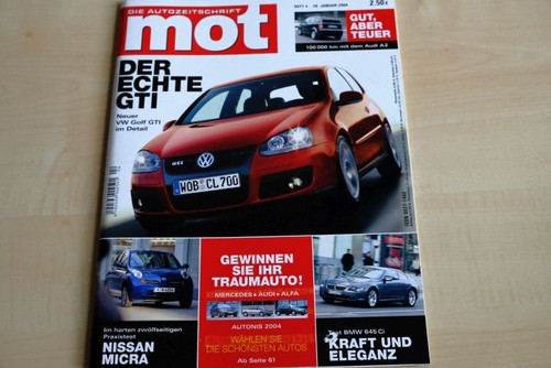 Mot 2004 vw golf - golf, gti