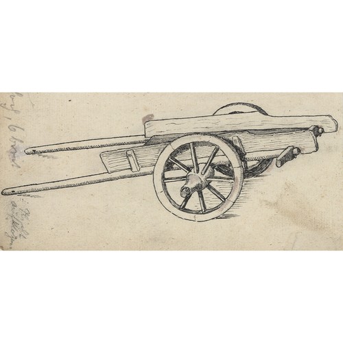Buchillustration handwagen - buchillustration,