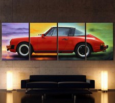 XXL POP ART RED PORSCHE 911