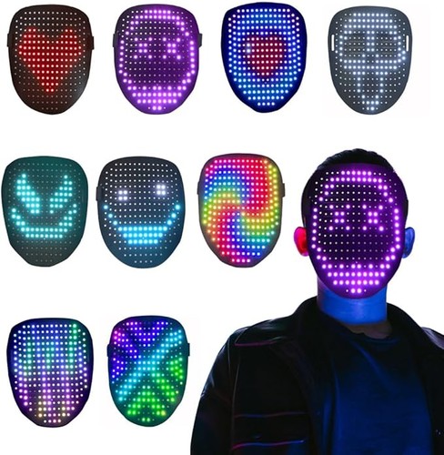 Halloween maske led - maske,