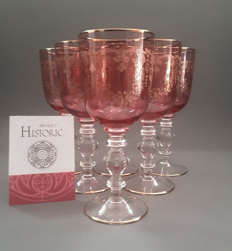 Sechs rosa farbene vintage - farbene, "vintage"