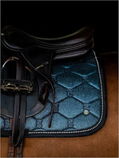 PS of Sweden Dressurschabracke DL Stardust Sparkling Teal Cob Neu