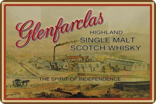 Glenfarclas retro whisky - glenfarclas,