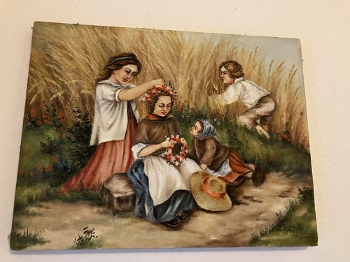 Naive kunst spielende kinder - naive,