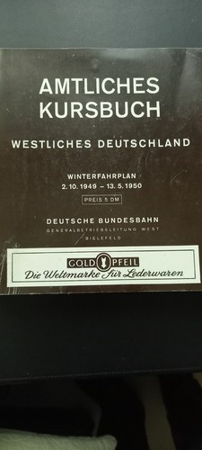Amtliches kursbuch der - amtliches, db