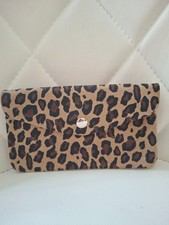 Portemonnaie Geldbörse  Geldbeutel Echt Wildleder Leo  braun  ITALY  Neu gross