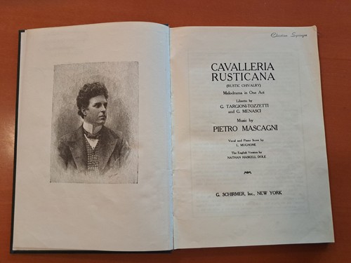 Mascagni cavalleria - mascagni:,