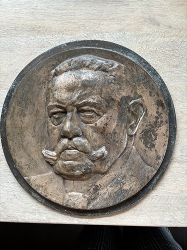 Große bronzeplakette - große,