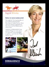 Ingrid klimke autogrammkarte - klimke,