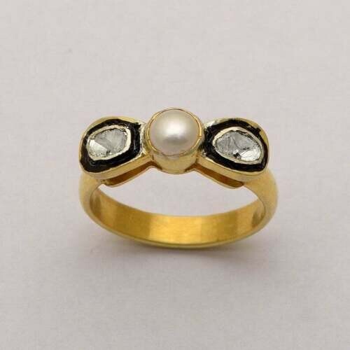 Polki diamant edelstein - diamant, 925