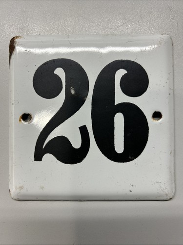 Emailschild hausnummer ddr - hausnummer, 26