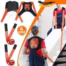 4Stück Tragegurte Umzug 2 Personen Hebegurt Umzugshelfer Hebegurt Möbeltransport