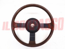 LENKRAD WURZELHOLZ + HUPEKNOPF