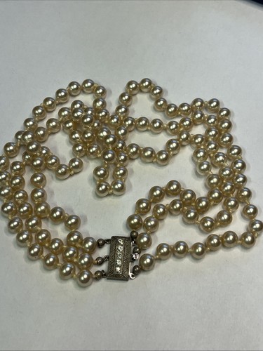 Perlenkette aus silber 835 - silber, .835
